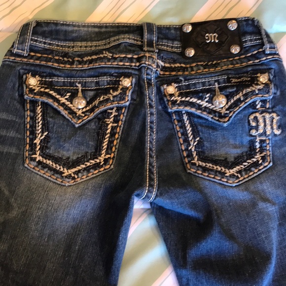 Miss Me cropped jeans size 26 - Picture 4 of 5
